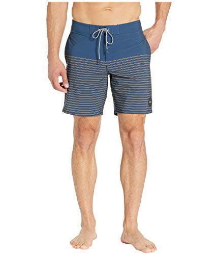 RVCA Men Curren Caples 18" Boardshort Blue 38