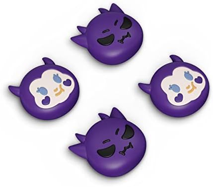playvital Chubby Bear & Smiley Bunny Joystick Caps for Nintendo Switch, Thumbstick Caps for Switch Lite, Analog Cover for Switch OLED Joycon Thumb Grip Caps for Switch & Switch Lite & Switch OLED