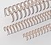 Produktbild Renz Ring Wire Drahtkamm-Bindeelemente in 3:1 Teilung, 34 Schlaufen, Durchmesser 11.0 mm, 7/16 Zoll, bronce