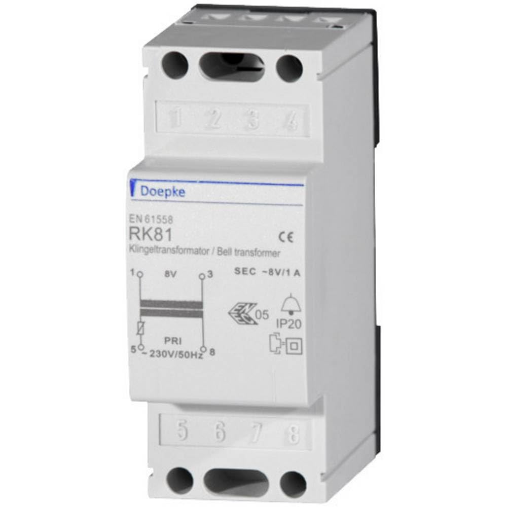 Doepke RK3U 4014712044524 - Transformador de Timbre (4-8-12 V/2 A)