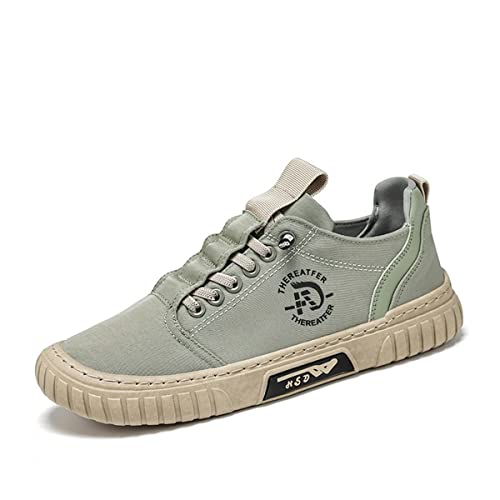 Chaussures de marche d'été décontractées et respirantes en toile pour homme - Antidérapantes - Chaussures de jogging de sport basses pour homme - Chaussures légères et décontractées pour homme