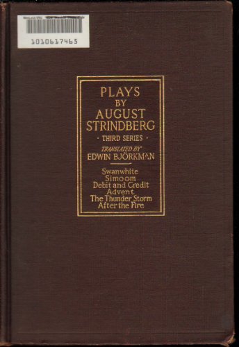 Plays By August Strindberg, Third Series B000GYPB18 Book Cover