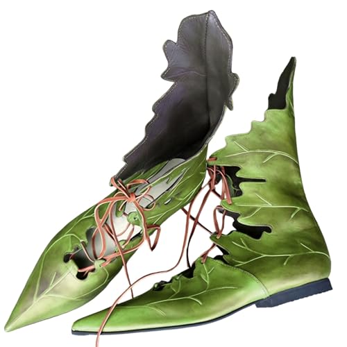 2026 Atemporal elegante: botines con cordones para todos, verde, 38 EU
