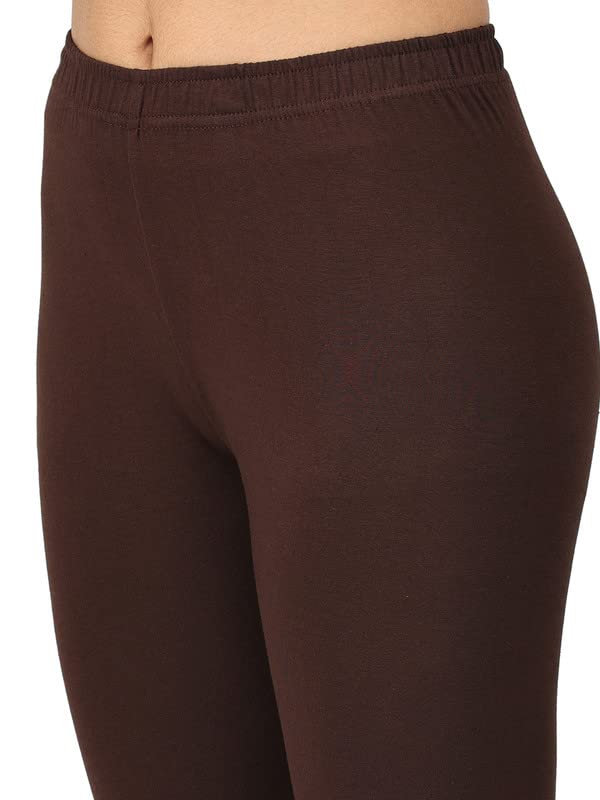 Image of Robinbosky Premium Stretchable Cotton Capri Legging for Women | Suitable for Formal wear & Casual wear | High-End Elastic Makes. The Leggings Squat Proof and Durable for Travel, Yoga, & Workout.