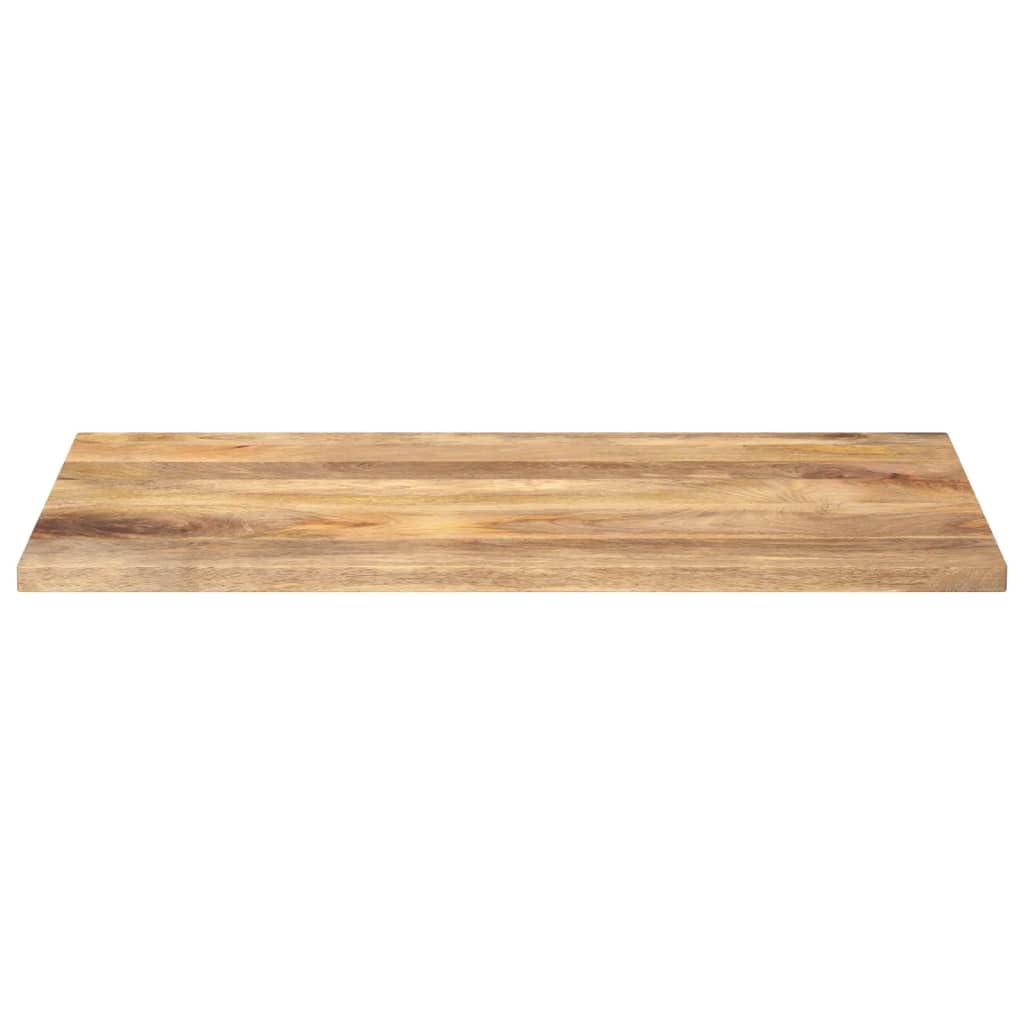 Piano in legno massiccio di mango, rettangolare, 100 x 70 x 3,8