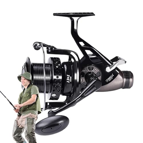Moulinets de pêche sur glace avec poignée ergonomique pour baitcasting fluide