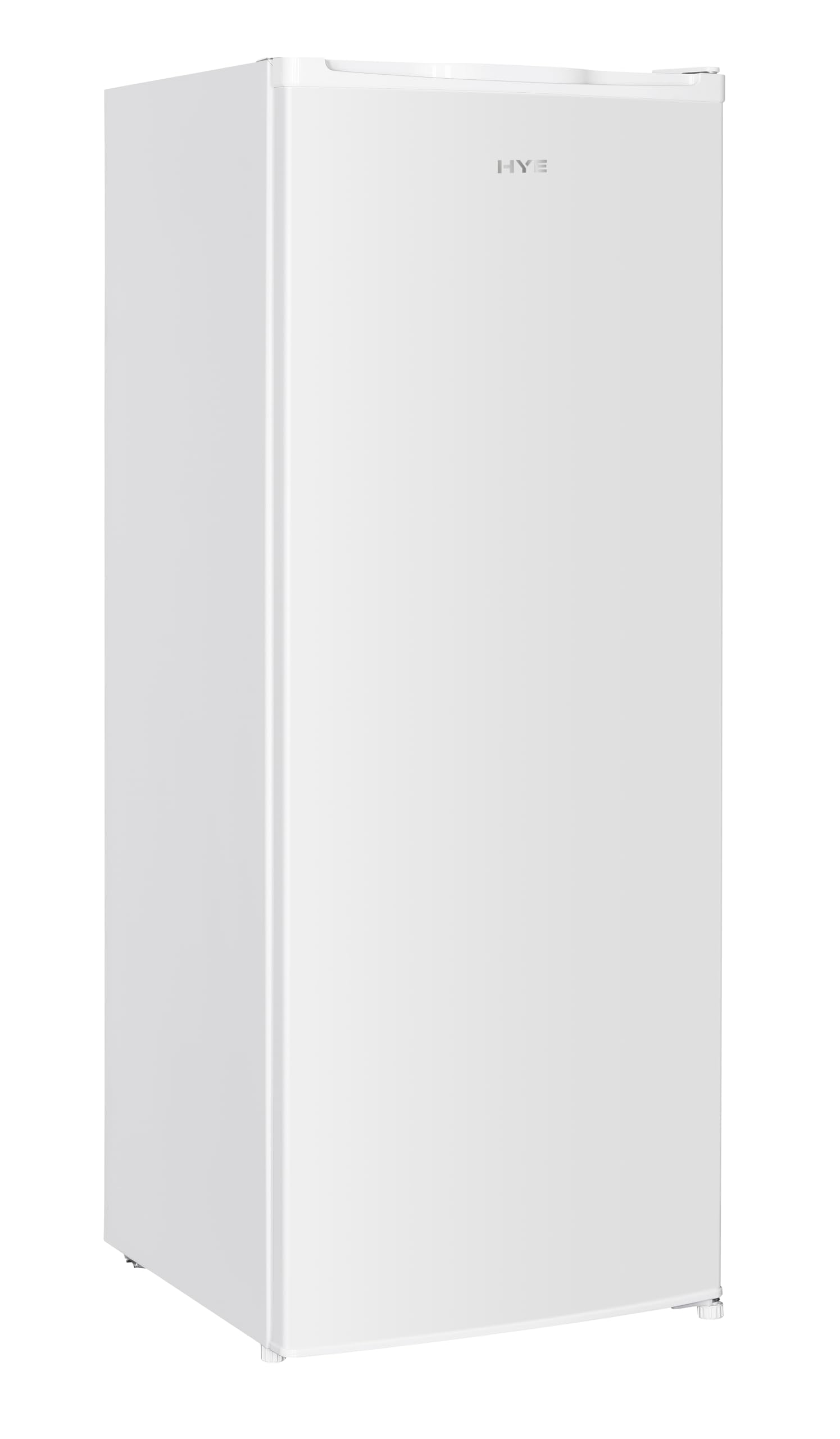 The HYE RF01SDFR168W01 offers a clean white finish and ample storage with its five clear drawers.