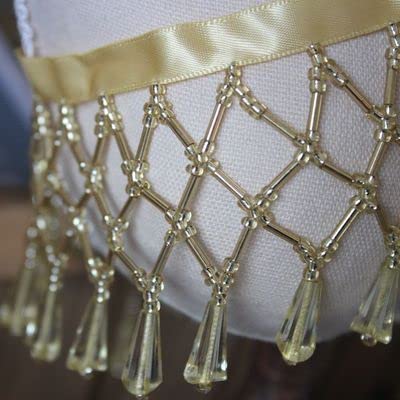 2Yard/Lot À La Main Dentelle Perlée Gland DIY Vêtements De Mariage Scène Performance Robe Rideau Frange Dentelle Garniture Chapeaux Décoratif-2 Yard Price,Yellow