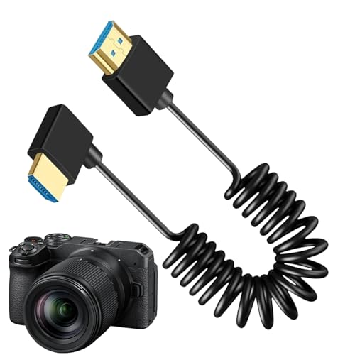Generico Cable para monitor | Cable A para pantallas portátiles, cuerda de muelle extensible para soporte en espacios reducidos para ambientes exteriores y