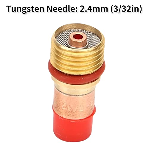 Kit Lentille Gaz Pour Torche Soudage WP - Verre Transparent, Compatible WP-17/18/26