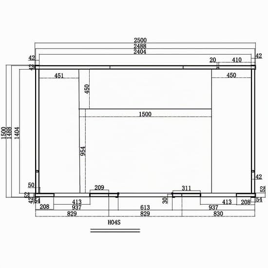 Bagno Italia Sauna infrarossi 250x150 cm da esterno con 14 piastre cromoterapia radio bluetooth
