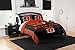 Northwest NFL Cincinnati Bengals Unisex-Adult Comforter and Sham Set, Full/Queen, Draft