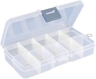 10 Slots Plastic Storage Box Jewellery Beads Screw Organizer Container Durable processing
