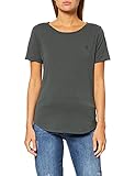 Grafikprint am Ärmel G-STAR RAW Womens Mysid Option Slim C T-Shirt, Grey (Graphite C506-996), M