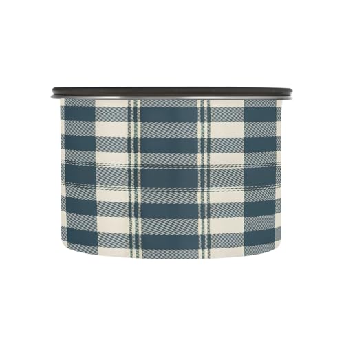 Envase de café hermético Kigai azul retro 30 oz acero inoxidable miniatura 2