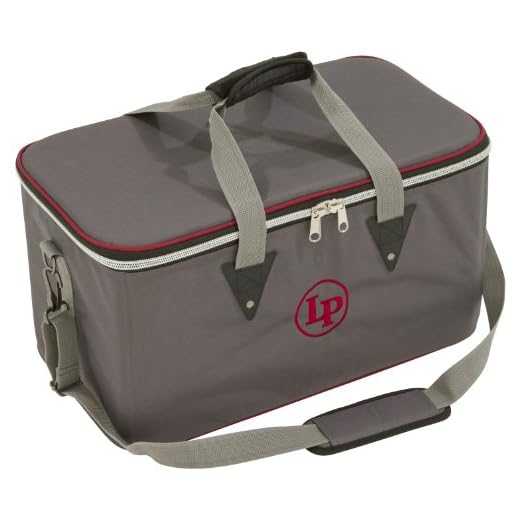 LP Latin Percussion LP533-UT Bongo väska Ultra-Tek Touring, tung stoppning, axelrem, innerfickor