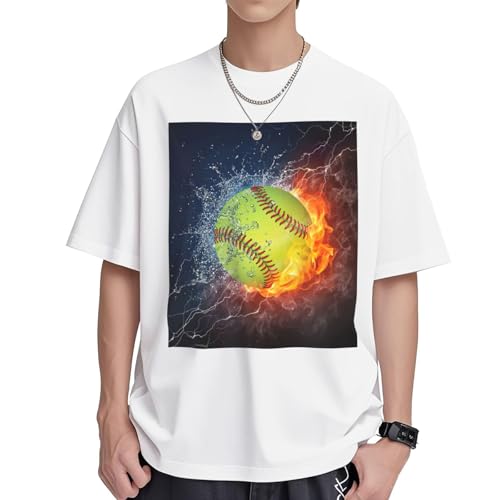 T-shirt softball femme en coton pour un look d'été décontracté