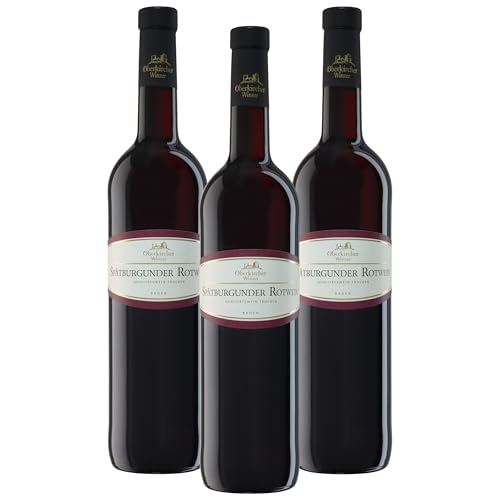 Oberkircher Winzer Spätburgunder trocken - VINUM NOBILE - charaktervoller Rotwein trocken mit Aromen von reifen Kirschen, Qualitätswein aus Baden (3 x 0,75l)