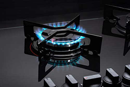 FISCHER COOKTOP À GÁS 5 BOCAS FIT LINE MESA VIDRO PRETO BIVOLT - 26343-57174 glide