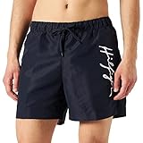 Bóxer marino hombre TOMMY HILFIGER piscina con cinturilla elástica y cordón exterior artículo UM0UM02299 MEDIUM DRAWSTRING