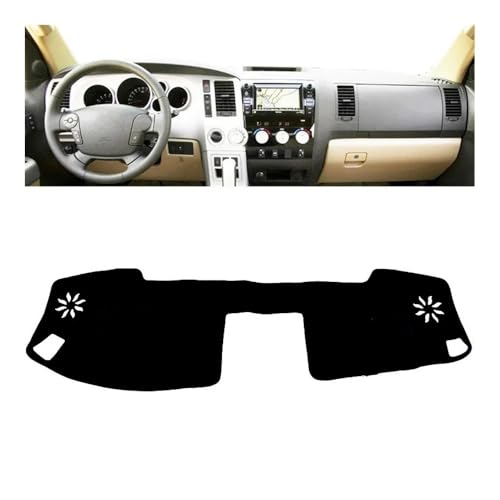 Couverture tableau bord voiture anti-UV pour Toyota Tundra Sequoia 2007-2013 LHD
