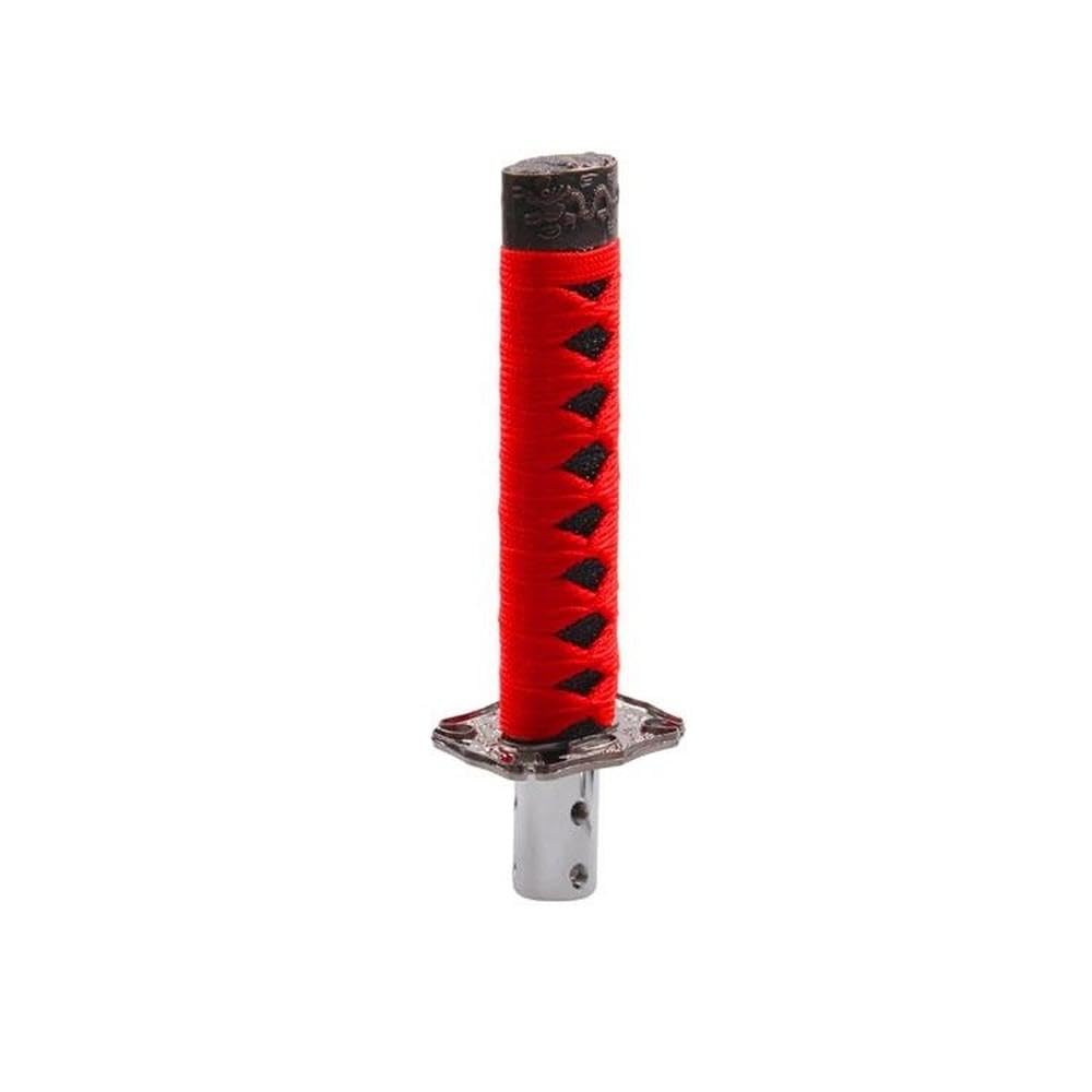 HYASDBWE Metal Manual Transmission Gear Stick 15cm Universal Samurai Sword Gear Shift Knob Shifter Gear Shifter Parts(Red)