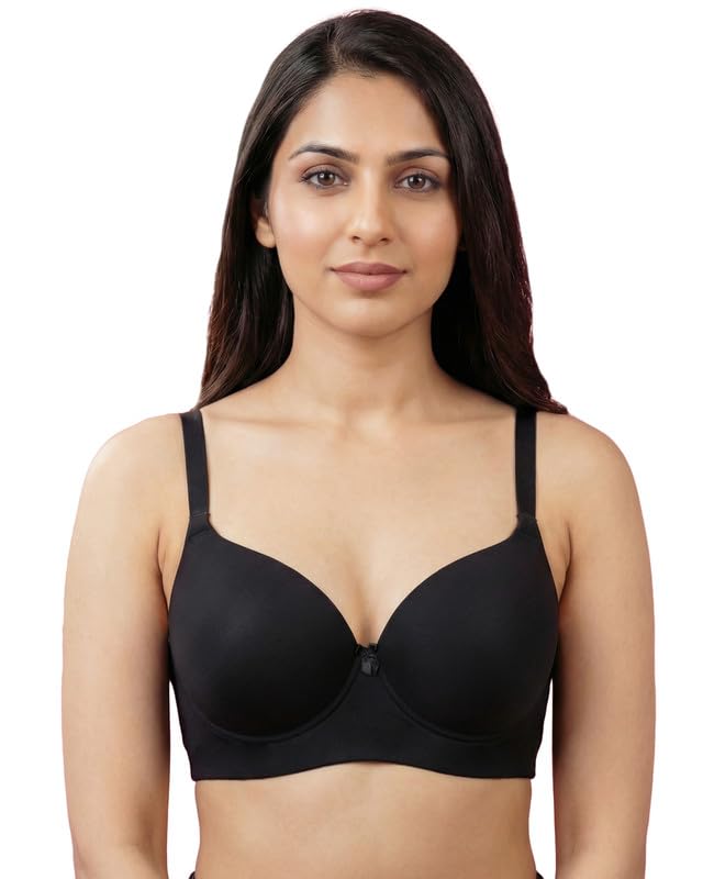 Women's Cotton Push-Up Bonded Bra | Level-3 Padded 3/4th Coverage | Seamless Bonded Bra | Wire-Free | Breathable Cotton Fabric | Elastic-Free Bottom Band & Armholes | No Marks | Pack of 1-image-29