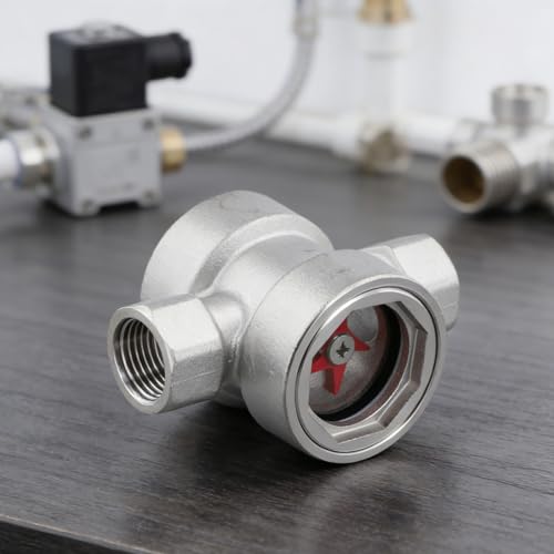 Indicateur de débit d'eau en acier inoxydable 304 pour surveillance de canalisation industrielle - 4