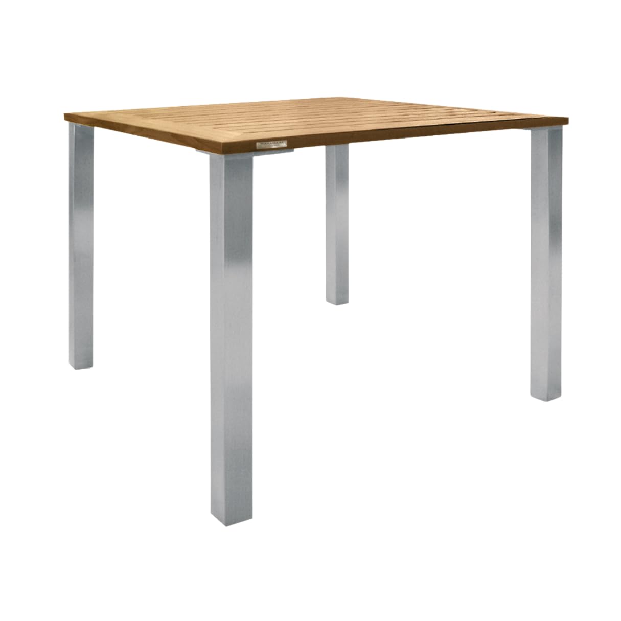 Matahari Taurus ST-T1-160-A Garden Table / Dining Table 150 x 150 cm Teak Wood / Stainless Steel Garden
