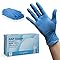 Blue Disposable Vinyl Gloves Medium Size Pack of 100 Powder-Free, Latex-Free Hand Protection for Laboratory, Food Prep, Hygiene & Inspection Multipurpose Tasks Gloves