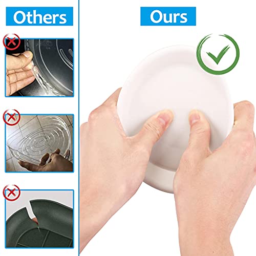 Tstarjungle 5Pcs Sottovasi Per Piante, Vassoi Antigoccia Per Vasi Di Fiori Per Piante Da Interno/Esterno, Vassoi Per Vasi Per Piante - 16 Cm - 3