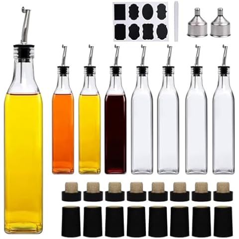 Salzesfalls 8 Pack Olive Oil Dispensers Cover