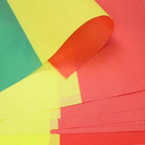 Image of AZ FLAG Senegal 6 meters BUNTING Flag 20 flags 9'' x 6'' - Senegalese STRING flags 15 x 21 cm