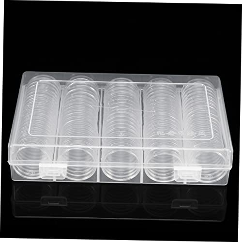 Set caja organizadora para monedas transparente miniatura 4