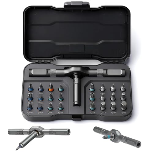 24 In 1 Magnetic Screwdriver Set, DIY Ratchet Mini Screwdriver Se...