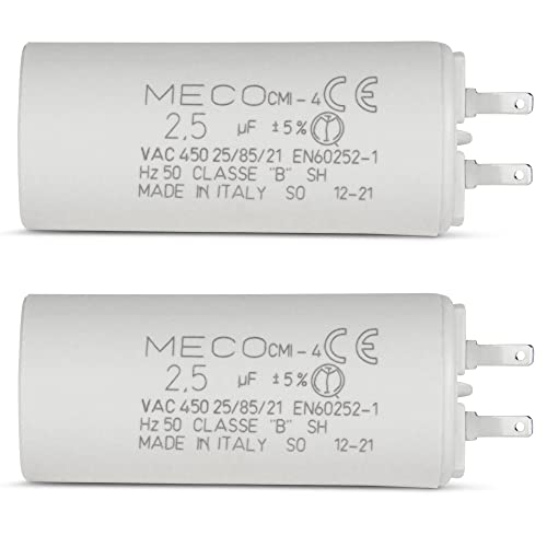 Condensateur 2,5 µF Spécial volets roulants SOMFY Moteur 6 Nm à petites cosses 2,8mm - GARANTIE 1 an (2)