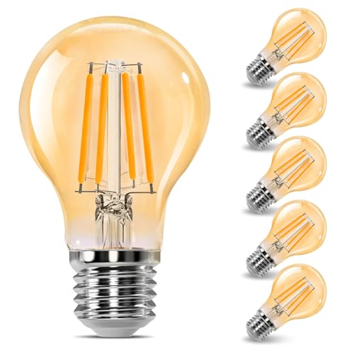 Great Jacob Lampadina LED E27 a Filamento, 8W Equivalente a 109W,...