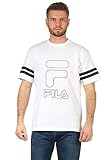FILA Herren MEN JAMIN sporty tee T-Shirt, bright white, XS