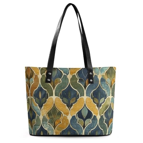 Mustard Yellow And Brown Leather Lady's Handbag Crossbody Purse for