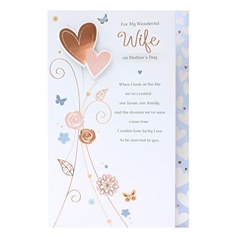 UK Greetings Mother's Day Card for Wife Cover