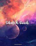 Sketch Book: Notebook for Sketching & Doodling (Abstract Space Cover V3)