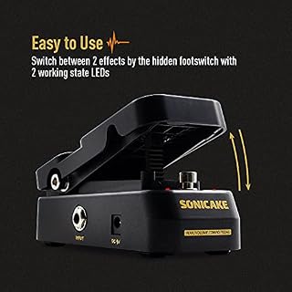 SONICAKE Mini pédale d’effet de volume Wah active pédale d’expression 2 en 1 VolWah - Les Beatles, Paul McCartney, John Lennon, RIngo Starr, George Harrison SONICAKE Mini pédale d'effet de volume Wah active pédale d'expression 2 en 1 VolWah – Image 6