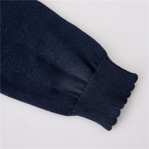 Girls Bolero Cardigan Kids Button Long Sleeve Closure Knitted Shrug Cropped Sweaters Tops4