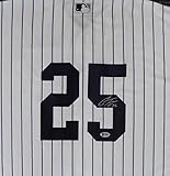 Gleyber Torres Autographed White Cool Base Jersey Size XL Beckett BAS Stock #147540