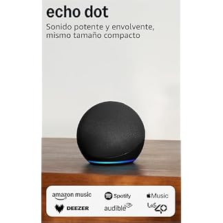 Echo Dot (Última generación) | Altavoz inteligente wifi y Bluetooth, con sonido más potente y de mayor amplitud | Antracita, con Acceso Anticipado a Alexa+
