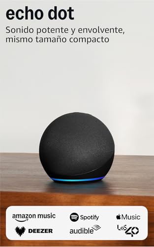 Miniatura 2 de Echo Dot (Última generación) | Altavoz inteligente wifi y Bluetooth, con sonido más potente y de mayor amplitud | Antracita, con Acceso Anticipado a Alexa+