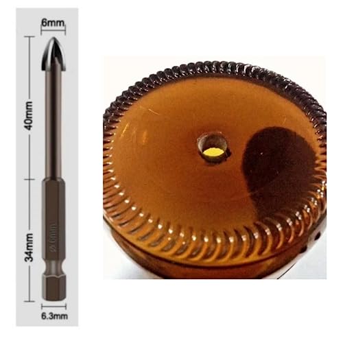 Broca Maxxfuro Furar Porcelanato Azulejo Vidro Madeira Ferro Inox Parede Universal Fura Tudo FlySea