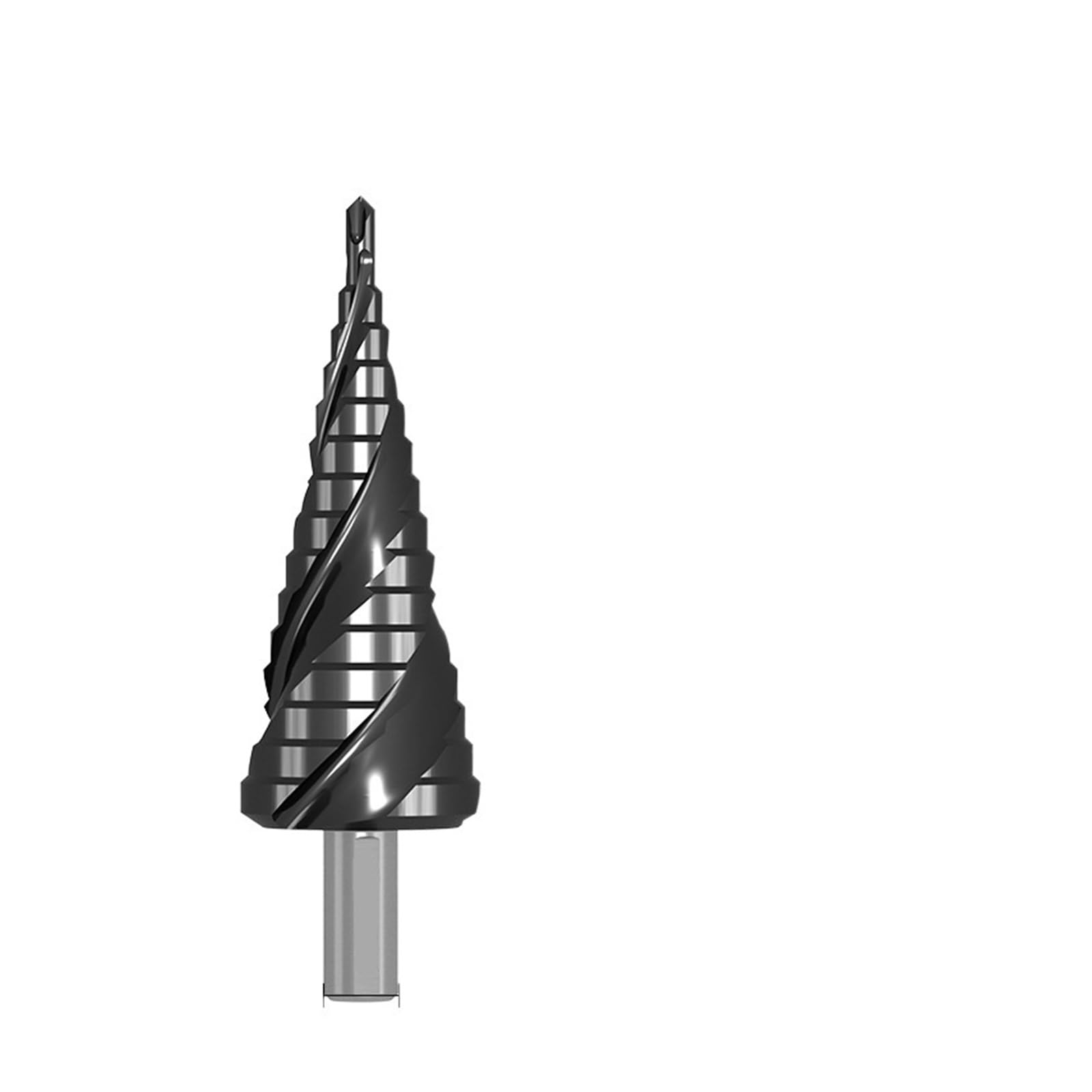 Broca Escalonada HSS Recubierta De Tiain M35 De 4-12/4-20/4-32mm, Juego De Herramientas De Brocas De Metal De Cono De Acero De Alta Velocidad, Cortador De Agujeros Inoxidables(TMC-3B-4-32-1Pc)