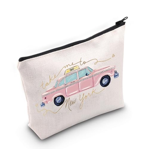 New York Vacation Gift NCY Bachelorette Party Favor Take Me to New York Zipper Pouch Makeup Bag (to New York EU)