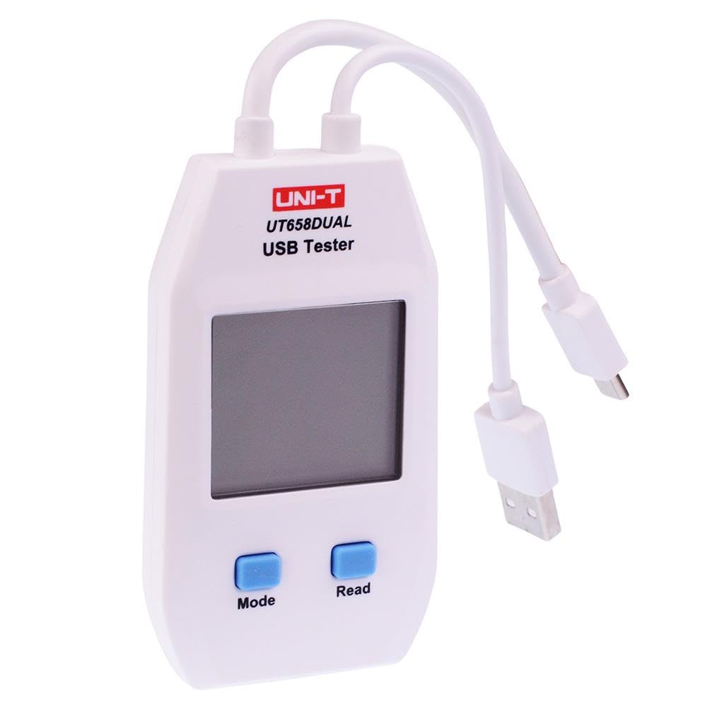 Switch Electronics Ut658dual Usb A & C Tester Compatible With Input/Output Usb Type A And C Ports (2.0, 3.0, 4.0)